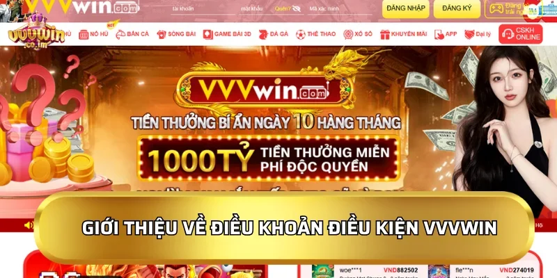 Giới thiệu về điều khoản điều kiện VVVWin